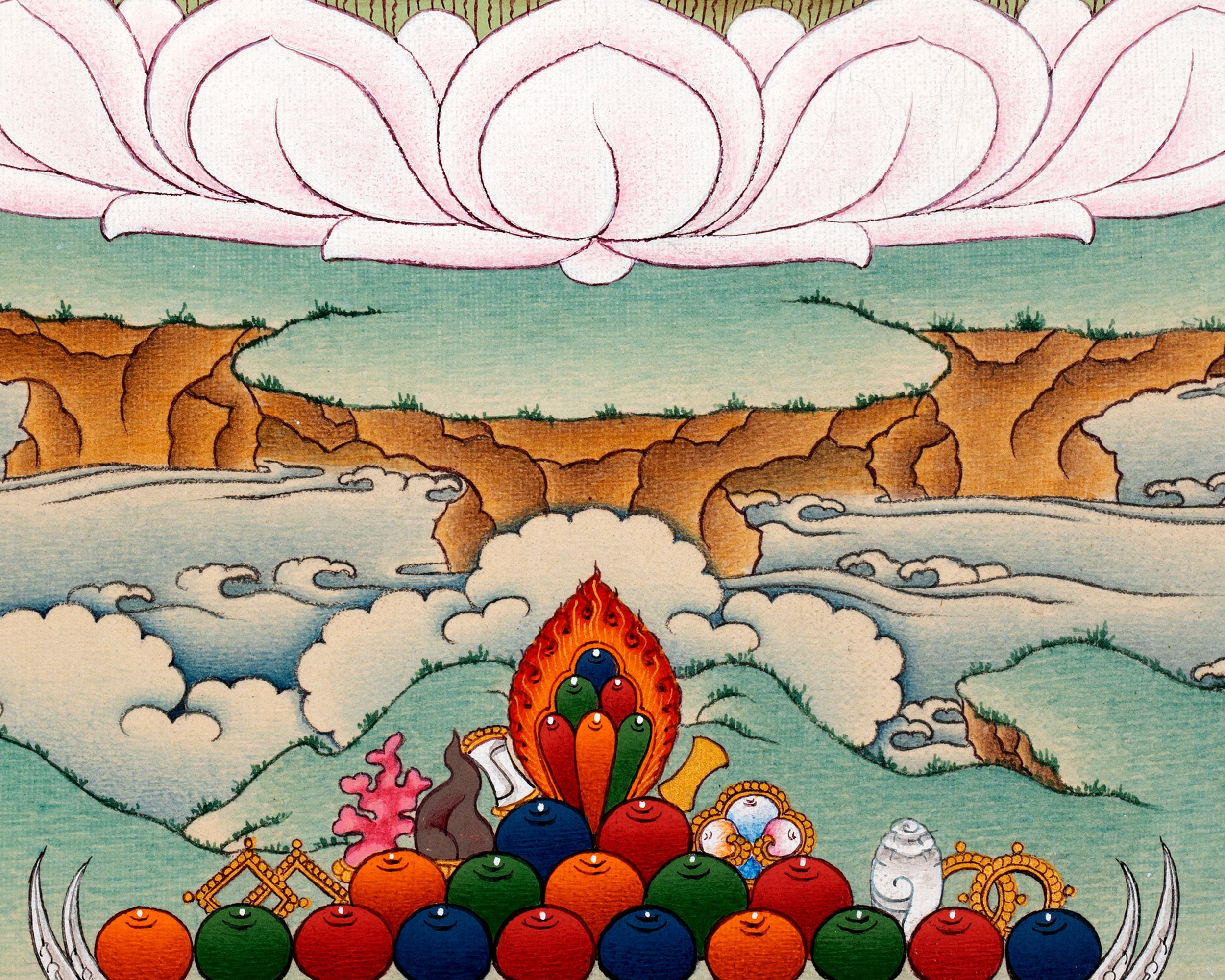 Dakini Saraswati | Yangchen Drolma Thangka