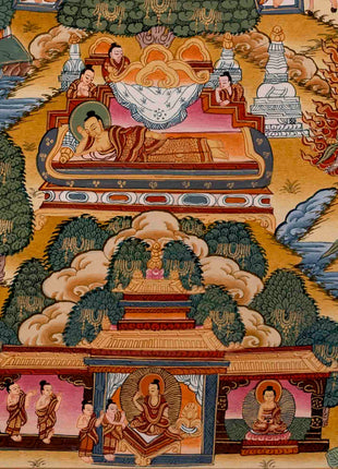 Buddhist Life Story Of Buddha | Wall Decors
