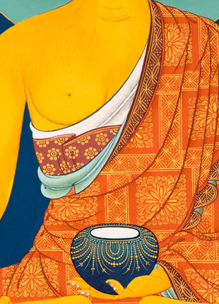 Meditating Buddha | Traditional Shakyamuni Thangka