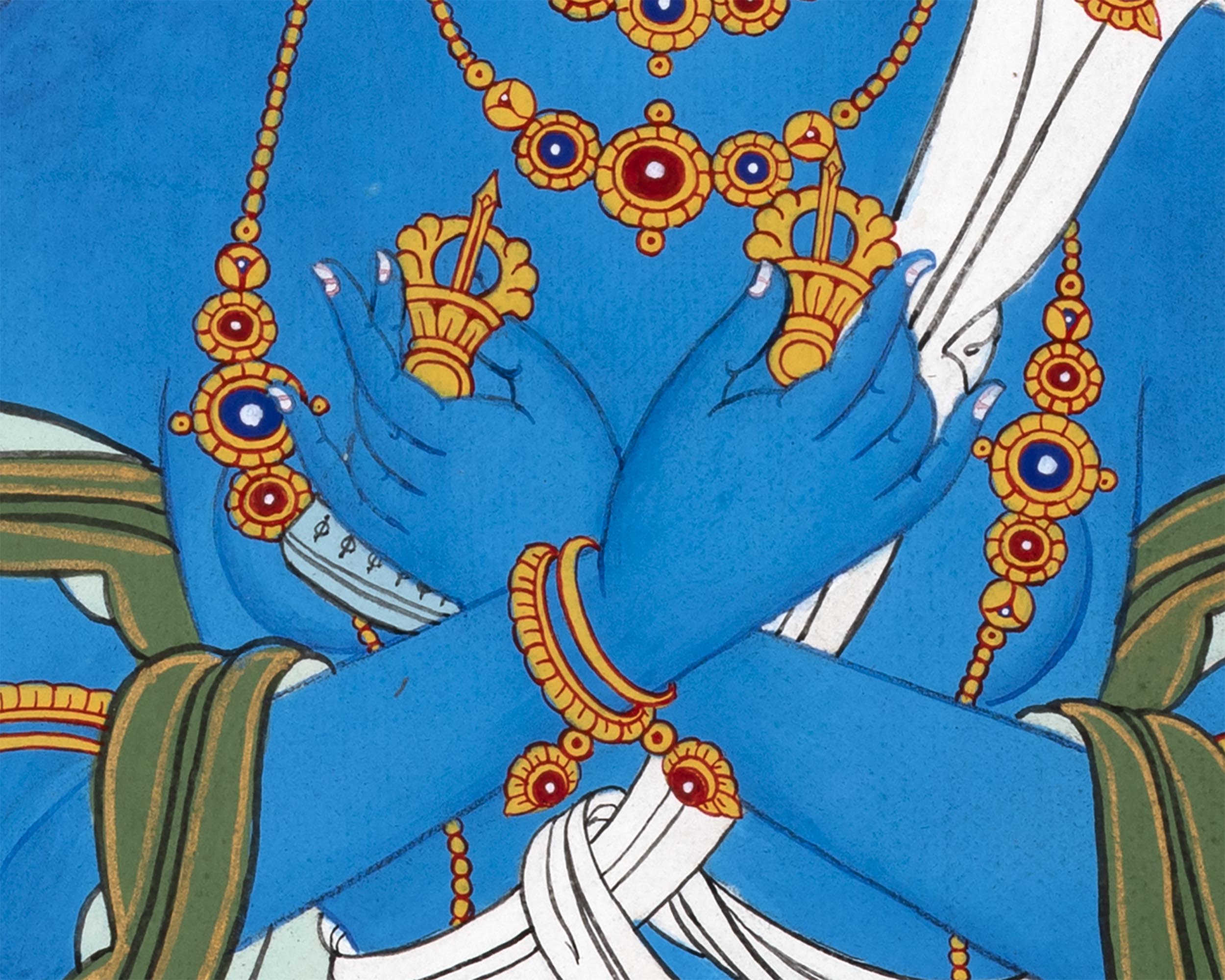 Vajradhara Thangka | The Primordial Buddha