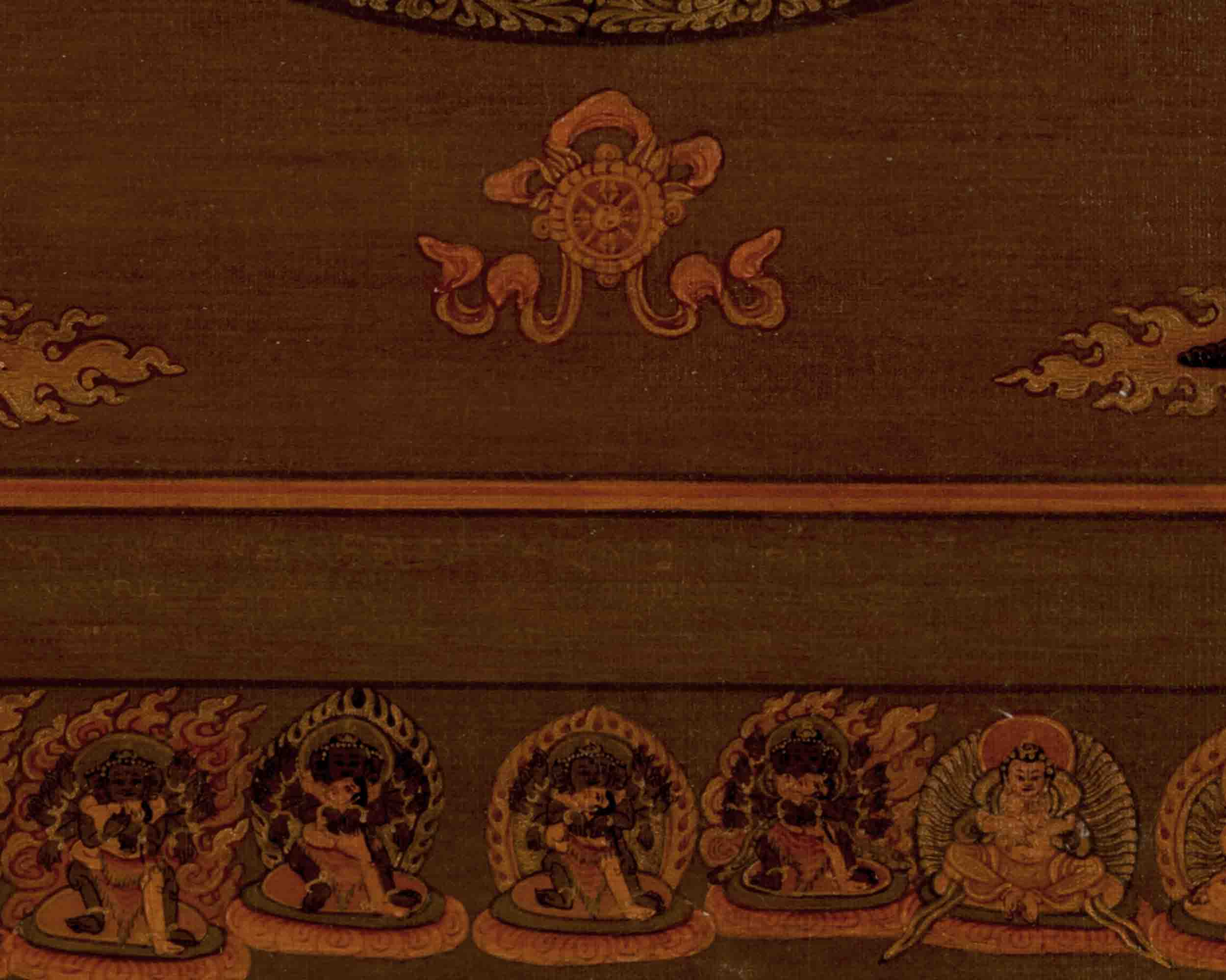 Traditional Mandala Thangka | Oil Varnished Art | Religious Wall Decors