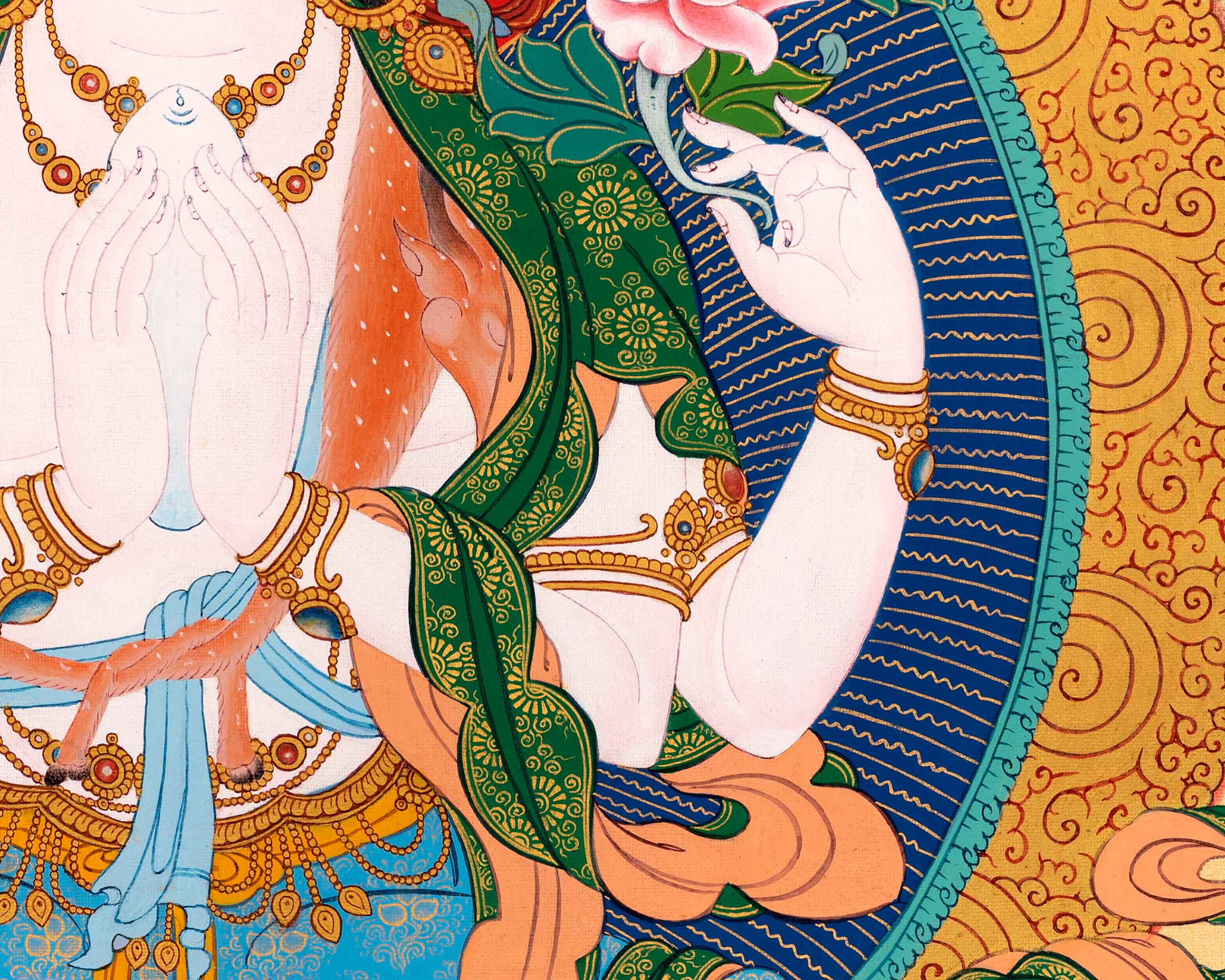 The Bodhisattva Avalokiteshvara Thangka | Buddhist Bodhisattva Art