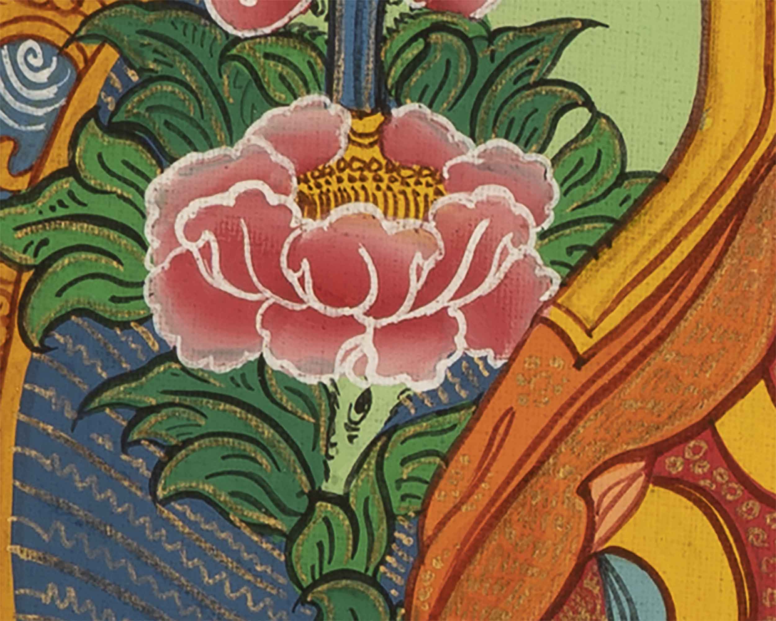 Tsongkhapa Tibetan Thangka | Art Painting for Meditation
