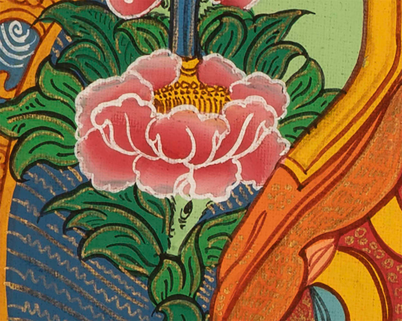 Tsongkhapa Tibetan Thangka | Art Painting for Meditation