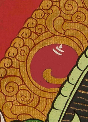 Vajrasattva Shakti Thangka | Religious Wall Decor