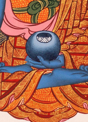 Bhaisajyaguru Thangka | Original Hand-Painted Tibetan Art