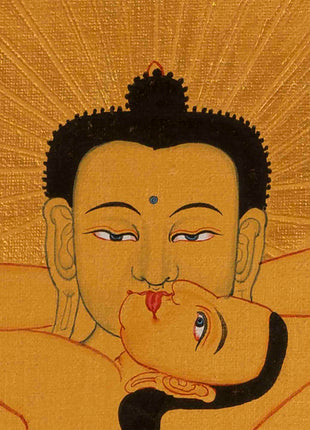 Small Size Samantabhadra | Wall Hanging Thangka