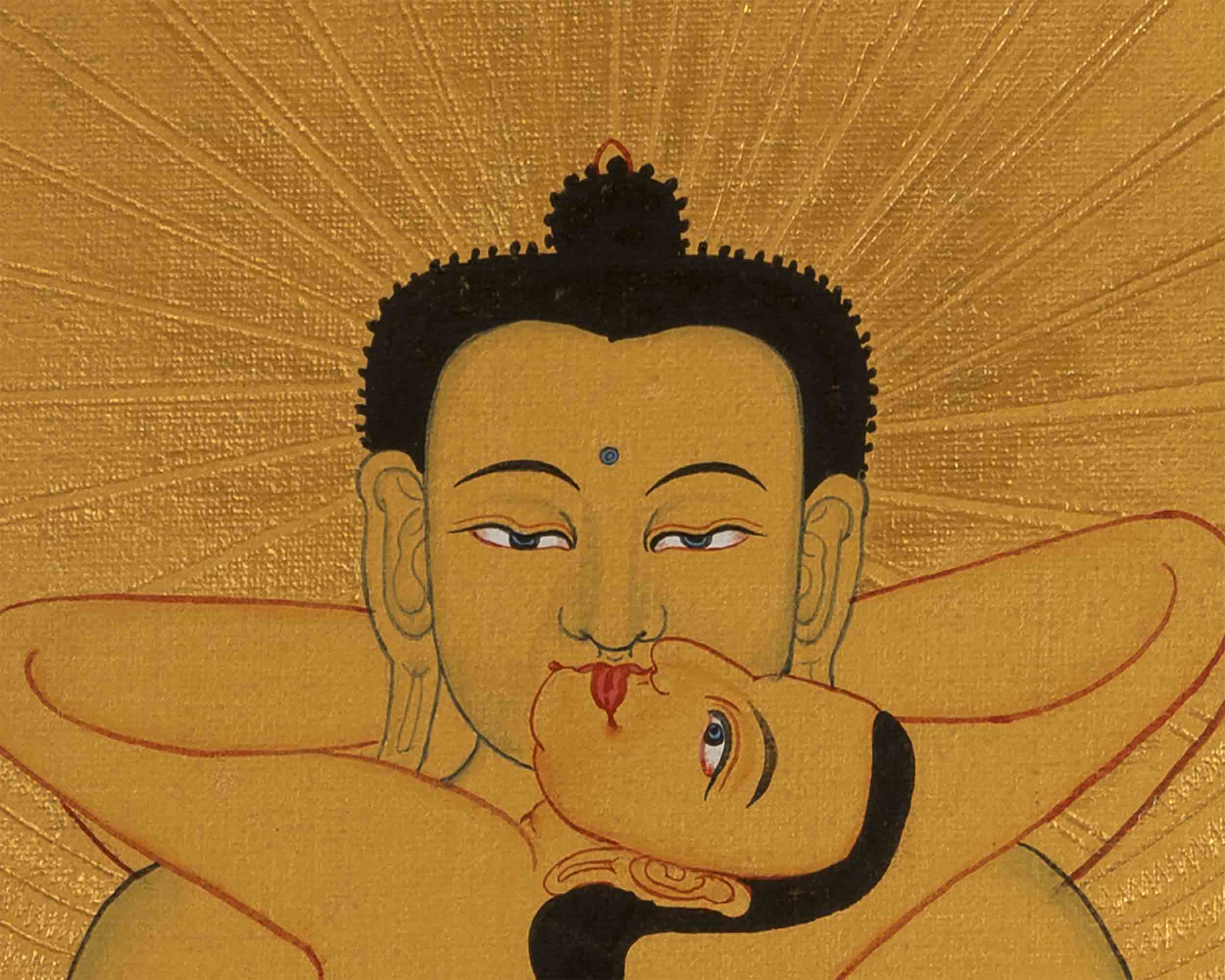 Small Size Samantabhadra | Wall Hanging Thangka