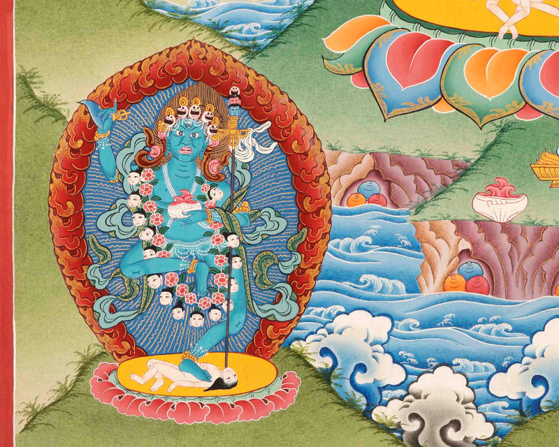 Vajravarahi Thangka | Traditional Buddhist Painting | Wall Hanging Decors