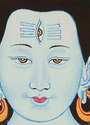 Lord Shiva Thangka | Hindu Deity | Wall Hanging Decoration