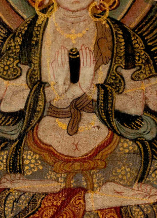 Chengrezig Avalokitesvara Thangka | Wall Decoration Painting