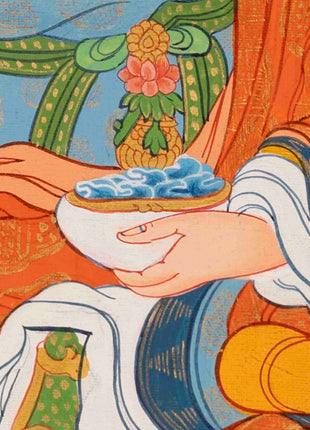 Guru Padmasambhava Thangka | Religious Painting | Wall Decors