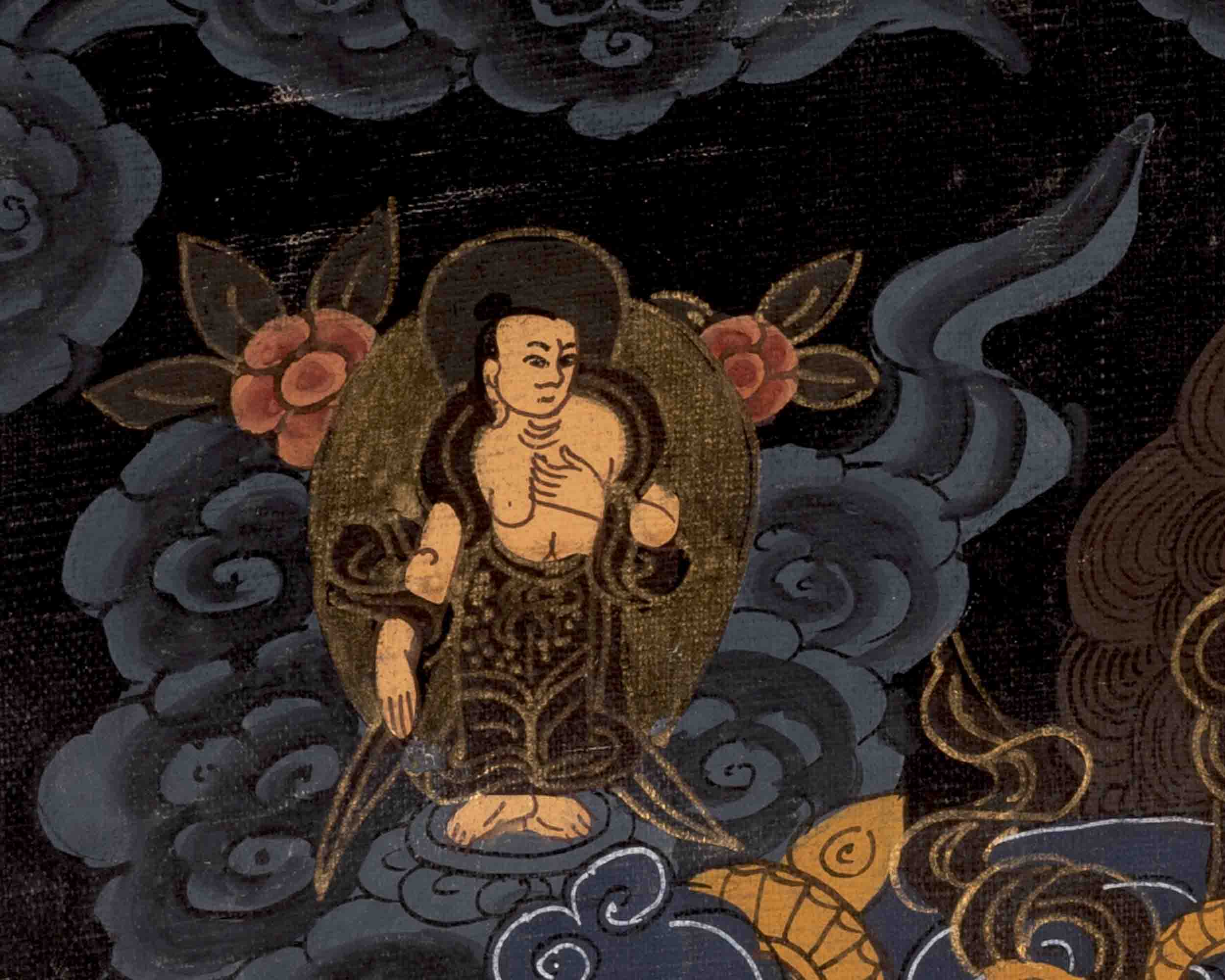 Religious Bhavachakra Thangka | Traditional Artwork | Wall Decors
