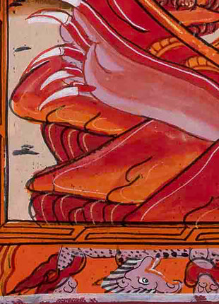 Rare Hand Painted Wheel of Life Thangka | Buddhist Art