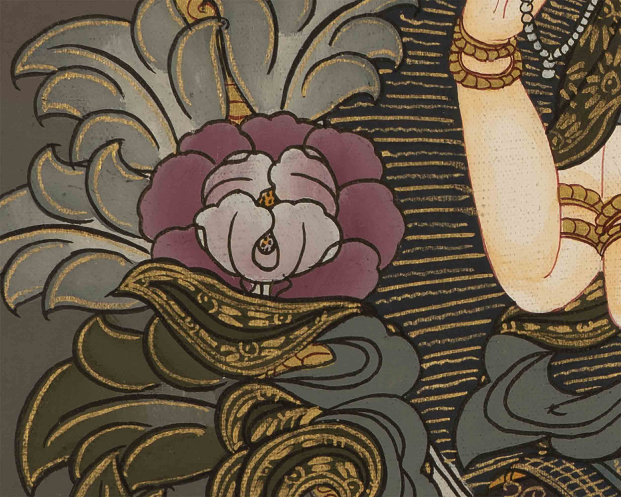 Avalokiteshvara Chengrezig Thangka | Tibetan Buddhist Thangka