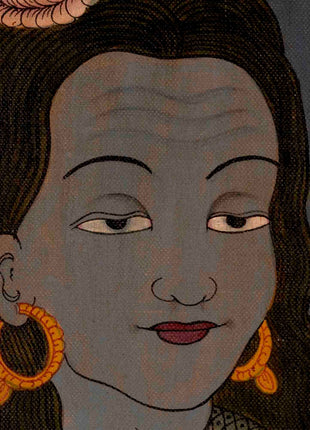 Lord Shiva Thangka | Religious Handpainted Art | Wall Decors
