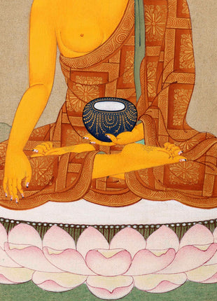 Buddha Shakyamuni Art | Karma Gadri Style Thangka