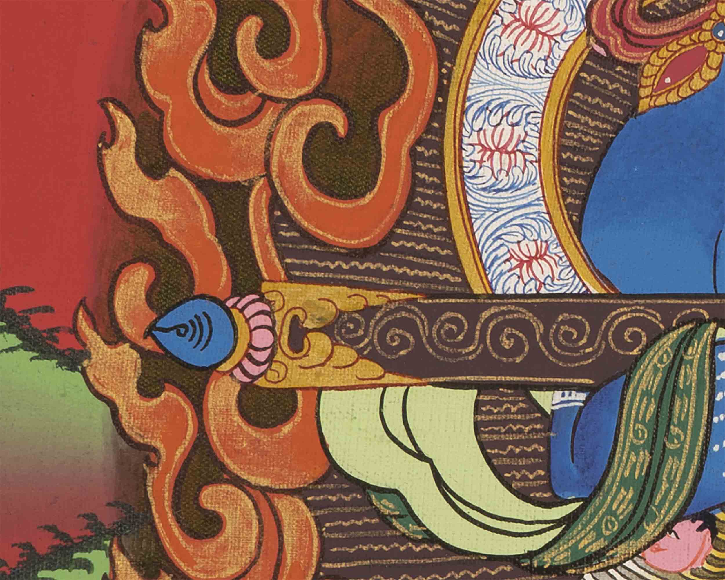 Vajra Panjarnatha Thangka | Wall Decor Artwork