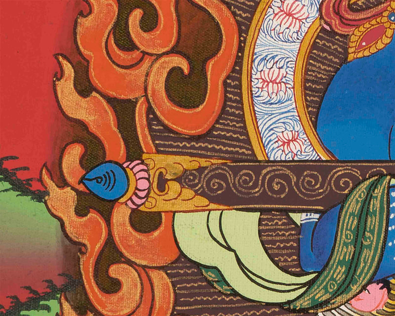 Vajra Panjarnatha Thangka | Wall Decor Artwork