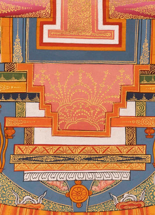 Amitayus Buddha Mandala Thangka | Long Life Granting Deity