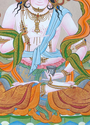 Vajrasattva Thangka| Tibetan Buddhist Art