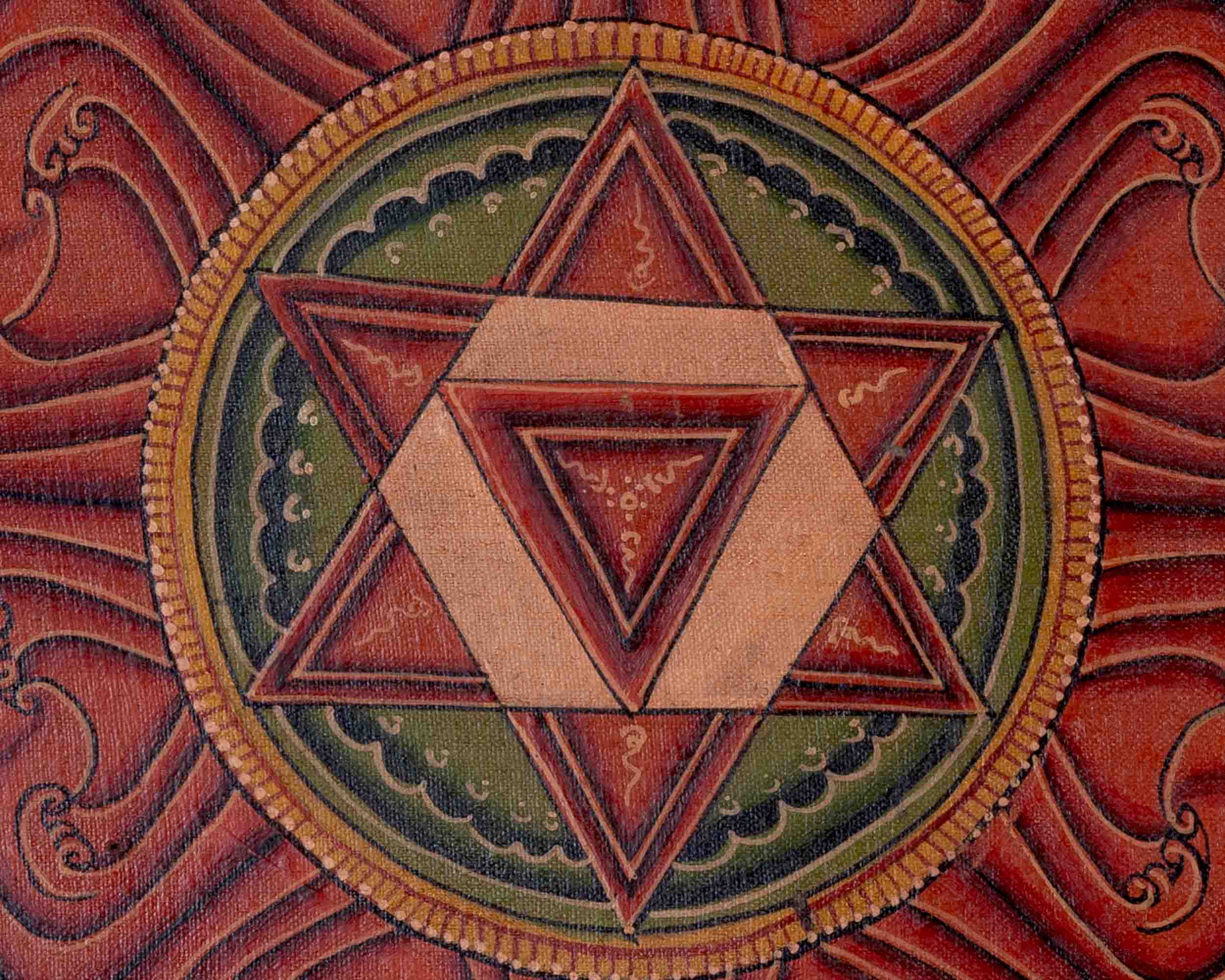 Yantra Mandala | Religious Buddhist Thangka Art | Wall Decors