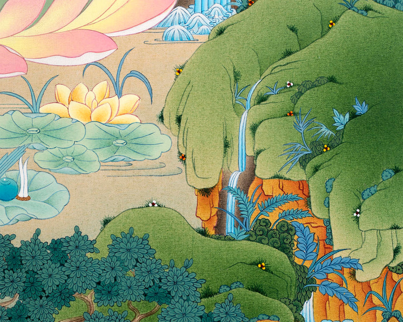 Manjushri Thangka | Traditional Tibetan Art