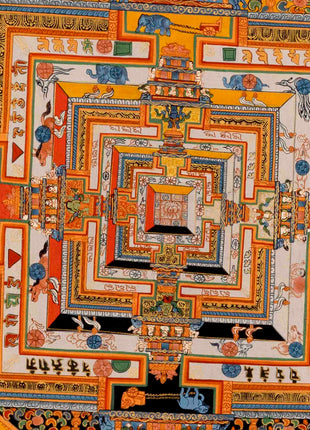 Kalachakra Mandala Tibetan Thangka | Zen Buddhism