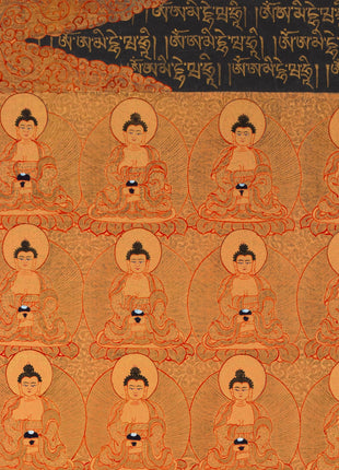 108 Amitabha Buddha Thangka | Traditional Tibetan Art | Wall Decors