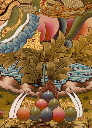 Green Tara Tibetan Thangka Painting | Wall Hanging Decor