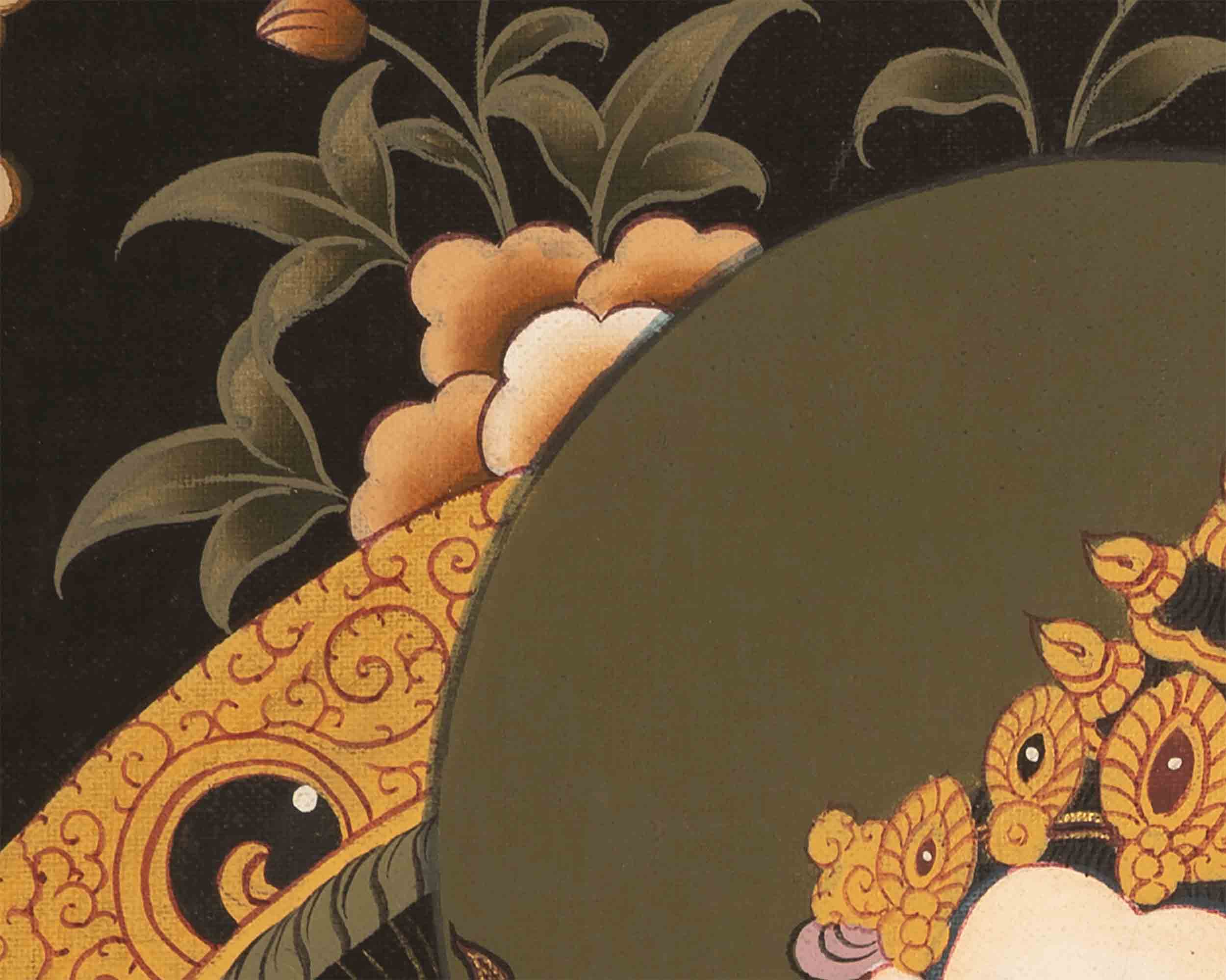 Buddhist Vajrasattva Thangka | Hand-Painted Tibetan Buddhist Thangka