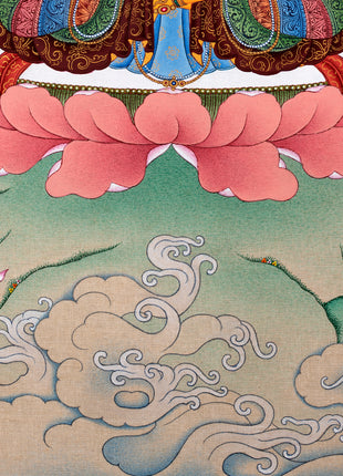 Manjushri, Manjushree Thangka, Tibetan Thangka Painting