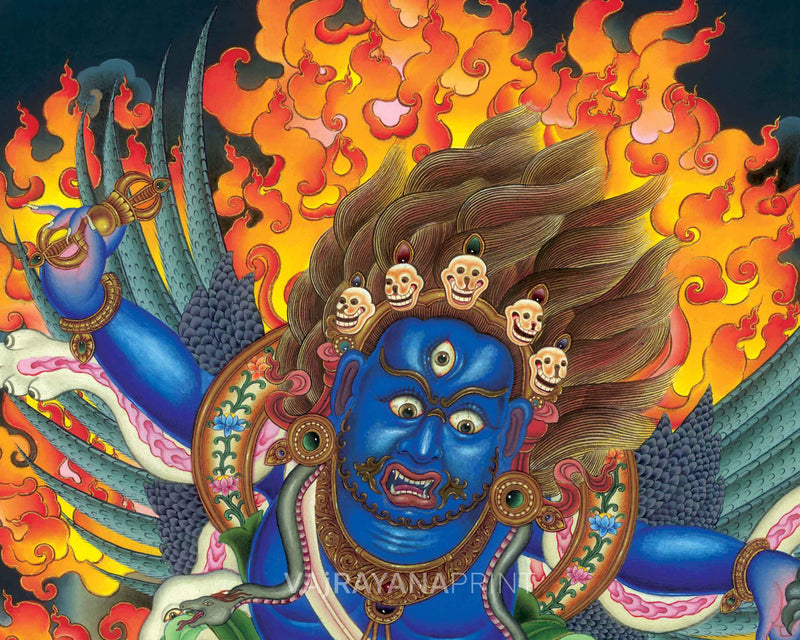 Dorje Phurba Thangka Print | Spiritual Gifts | Canvas For Meditation