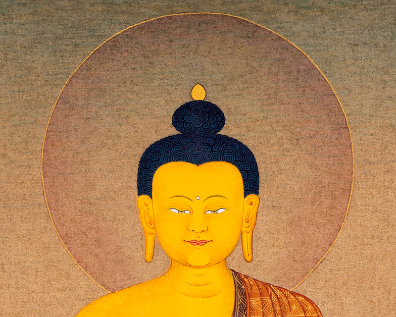 Shakyamuni Buddhist Thangka | Tibetan Buddha Thangka Painting | Himalayan Art