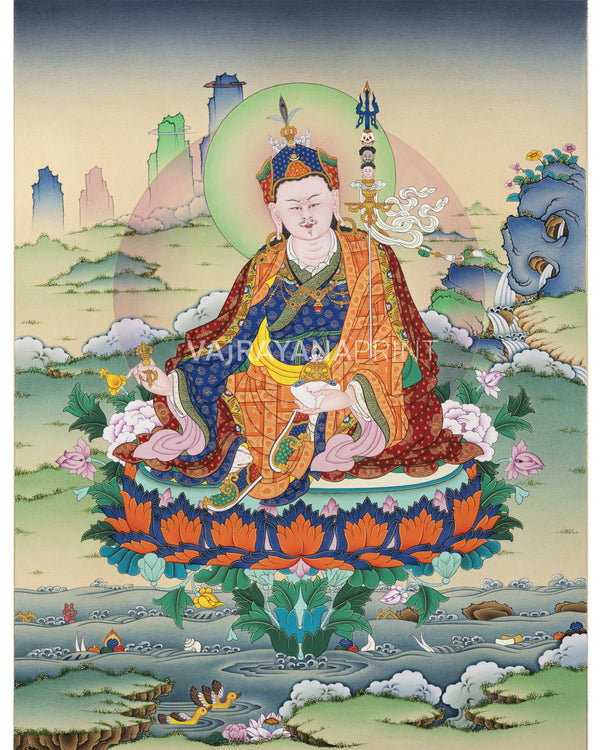 Guru Rinpoche Thangka Print