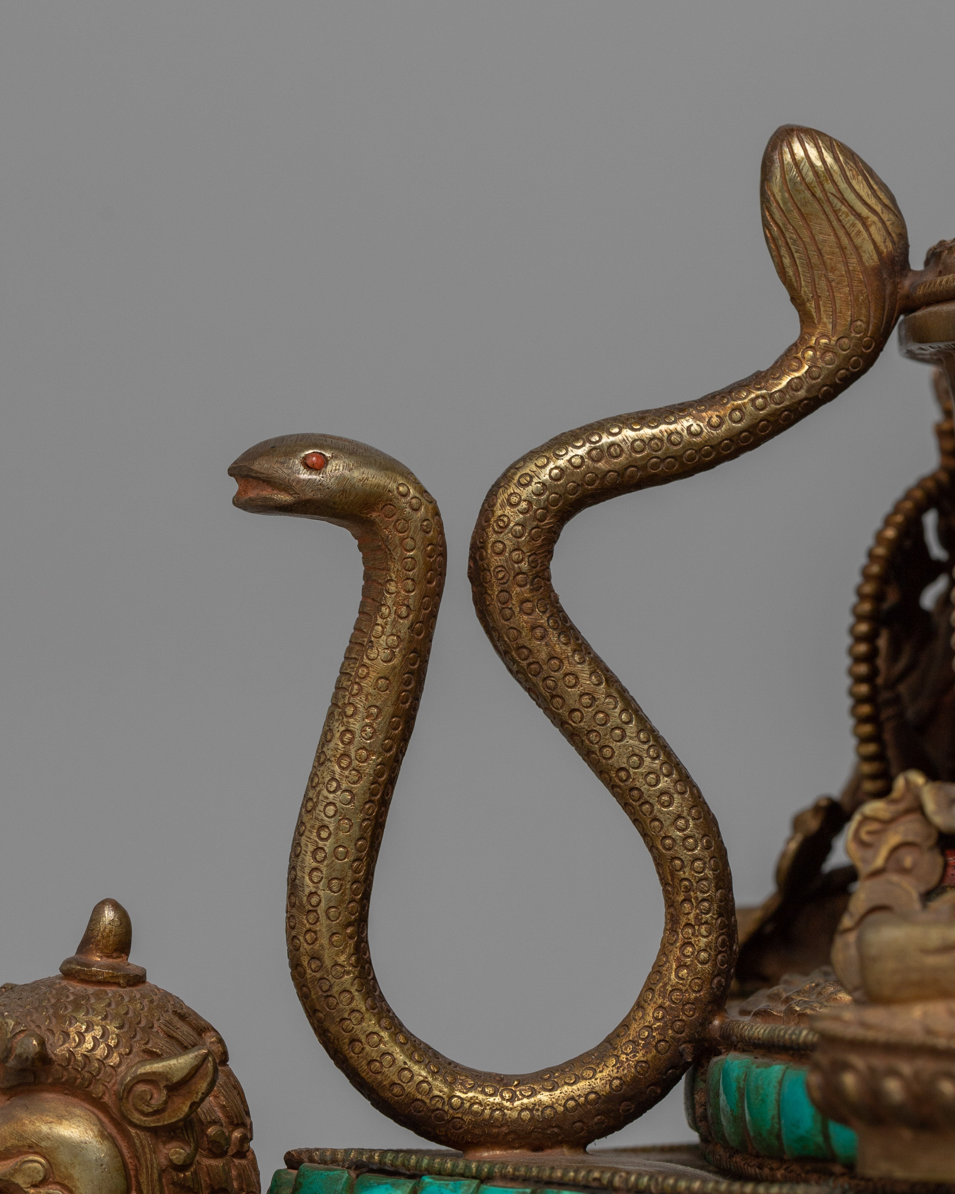 Copper Dharmadhatu With Vajra | Traditional Buddhist Symbols