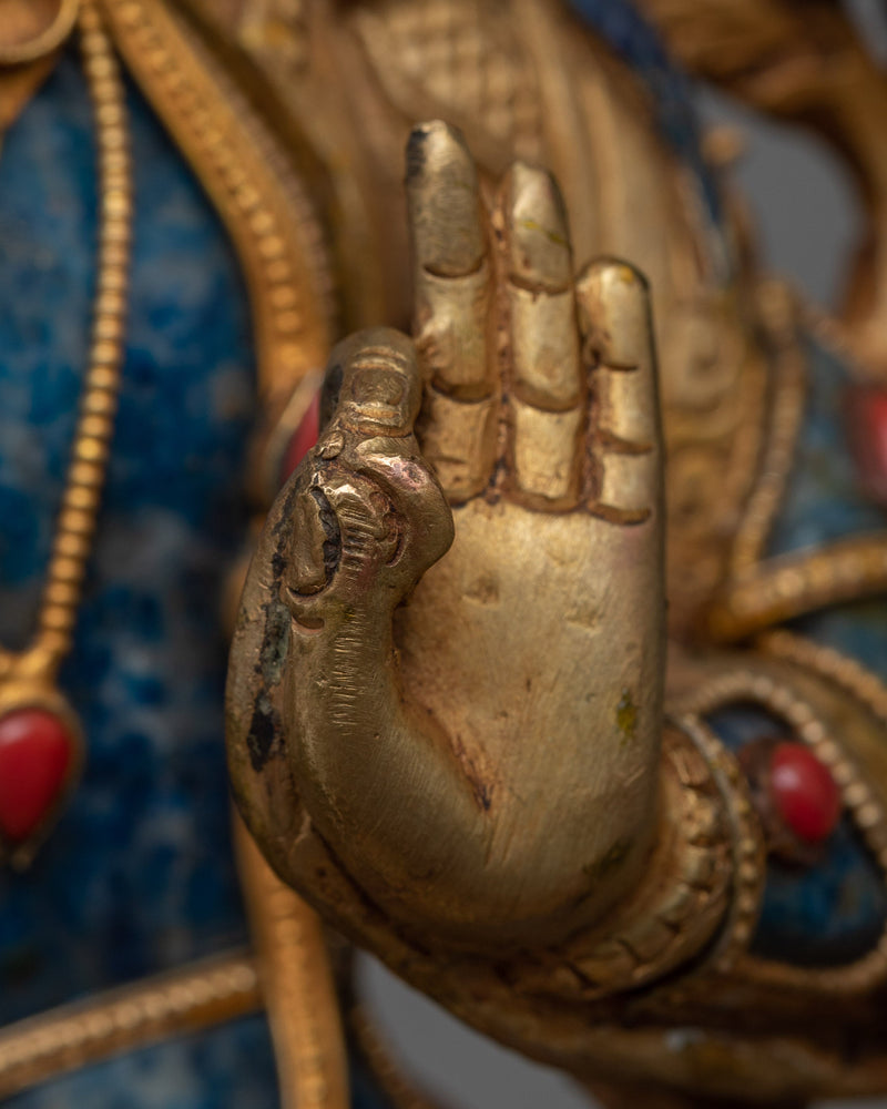 Manjushri Meditation Statue | Sacred Figurine for Deep Meditation and Reflection