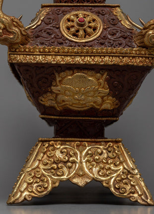 Copper Incense Burner Set | Elegant Home Fragrance Box