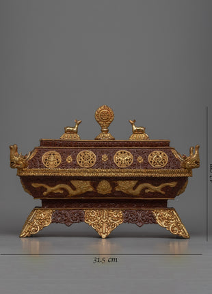 Copper Incense Burner Set | Elegant Home Fragrance Box