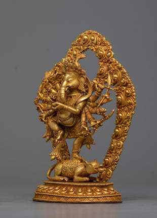 Standing Machine Made Ganesh Statue | Symbol of Success and Good Fortune
