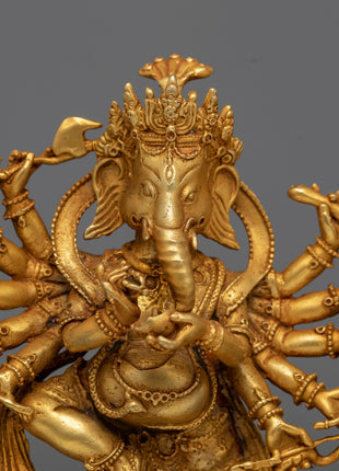 Standing Machine Made Ganesh Statue | Symbol of Success and Good Fortune