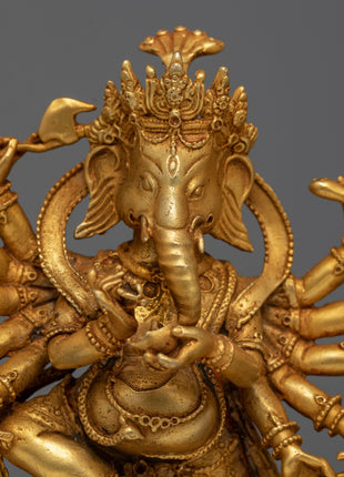 Standing Machine Made Ganesh Statue | Symbol of Success and Good Fortune