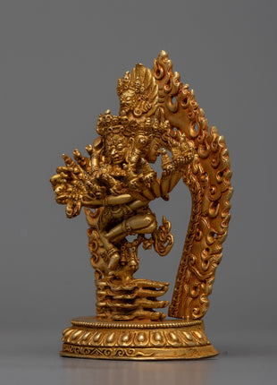 Machine made Hevajra Consort Statue | Mystical Union Statue