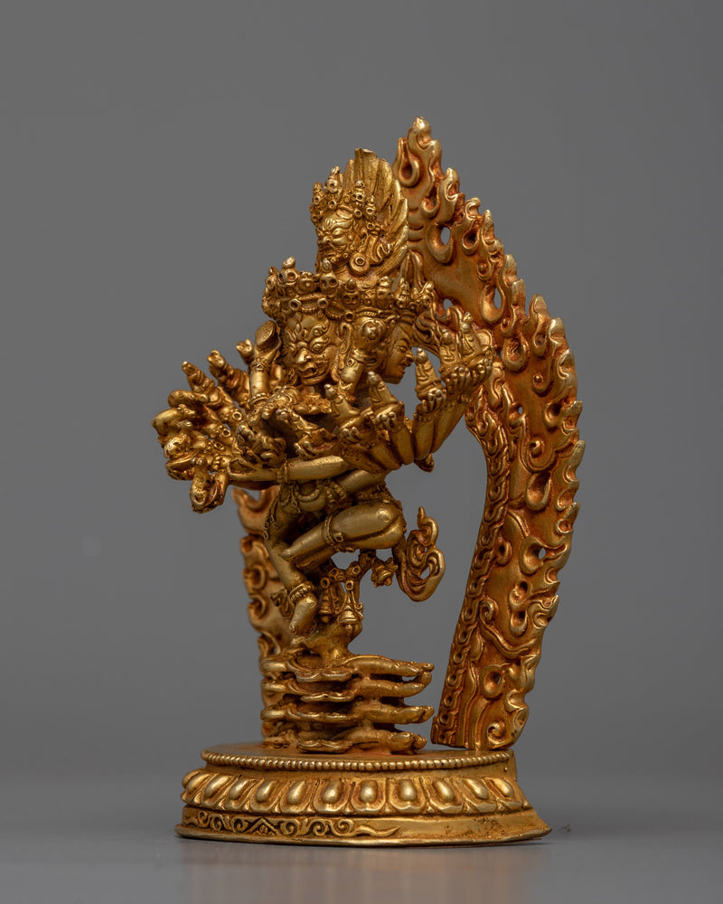 Machine made Hevajra Consort Statue | Mystical Union Statue