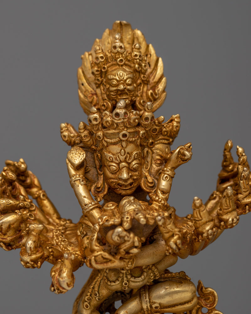 Machine made Hevajra Consort Statue | Mystical Union Statue