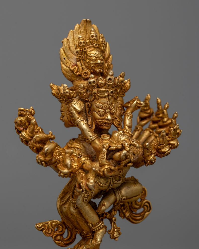 Machine made Hevajra Consort Statue | Mystical Union Statue