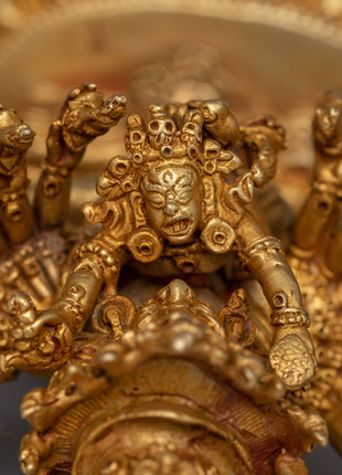 Machine made Hevajra Consort Statue | Mystical Union Statue