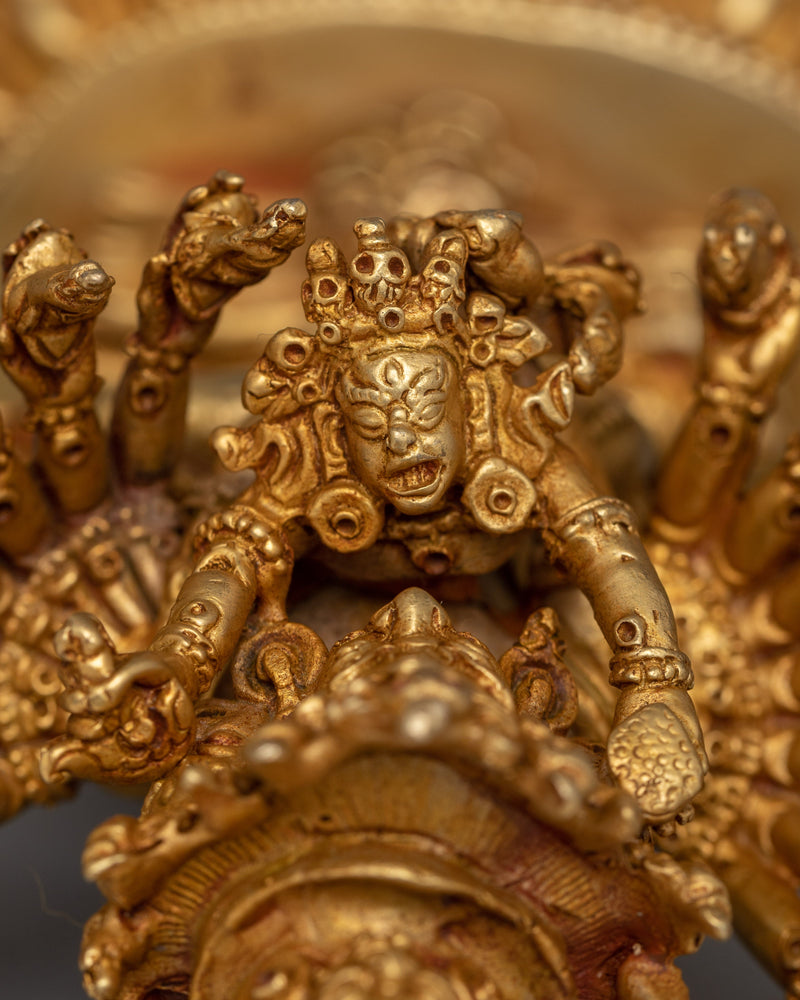 Machine made Hevajra Consort Statue | Mystical Union Statue