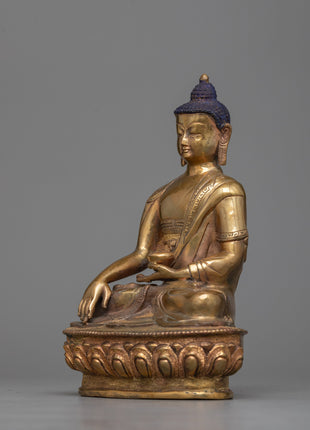 Buddha Shakyamuni Copper Statue |  Symbolizing Universal Compassion and Wisdom
