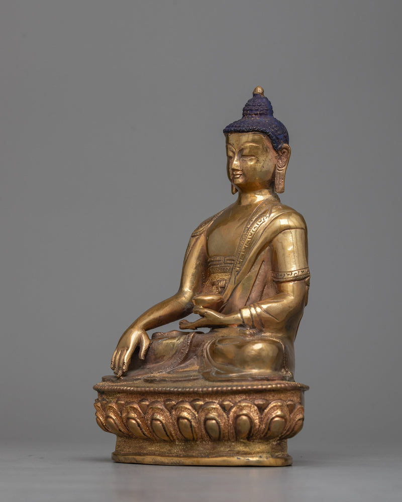 Buddha Shakyamuni Copper Statue |  Symbolizing Universal Compassion and Wisdom